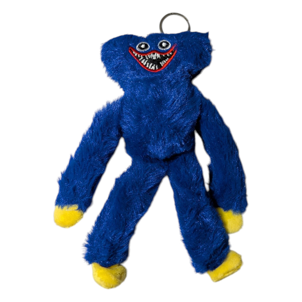 Huggy Wuggy - Blue Fuzzy - Keychain Brand New Kids Toys Collector About 8 Inch